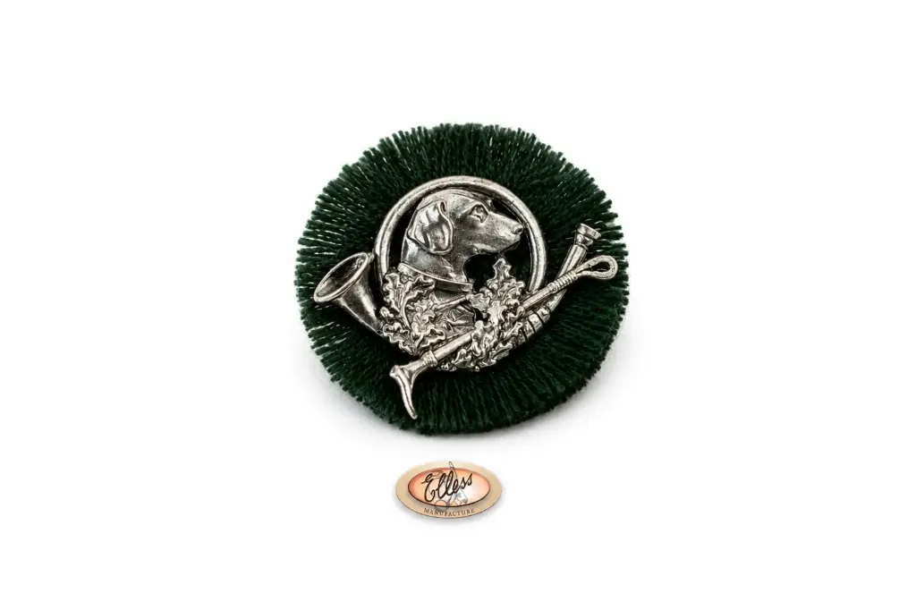 3496 - Broche - Départ de Chasse