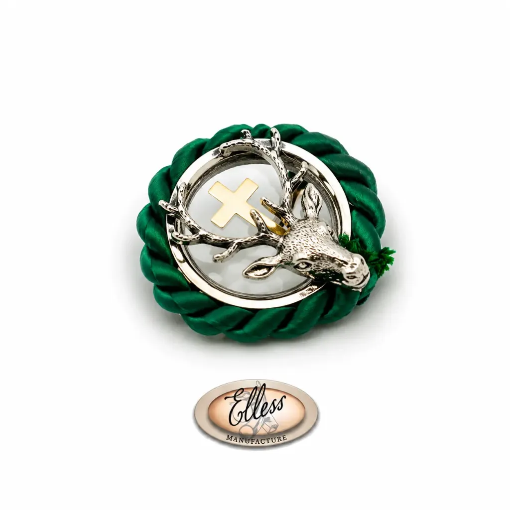 11100 - Broche - Cerf St Hubert