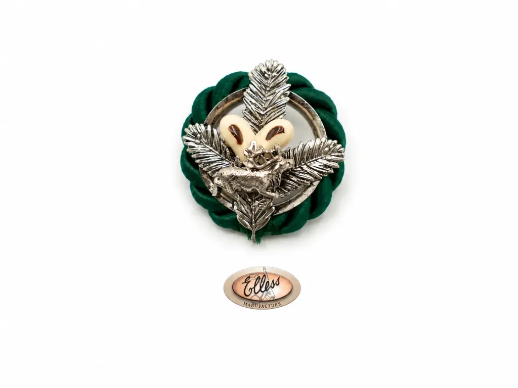 11103 - Broche - Course de cerfs