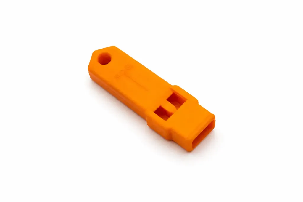 [103/PO] 103/PO - Sifflet pour gilet de sauvetage, plastique agréé marine ORANGE