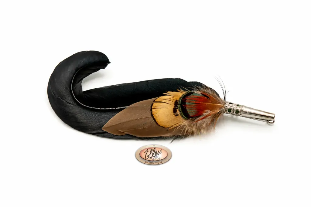 24488 - Broche - Plume de coq
