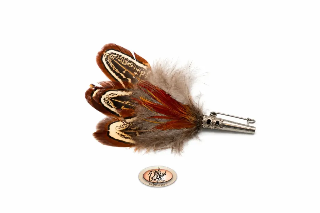 364/710 - Broche - Bouquet de plumes