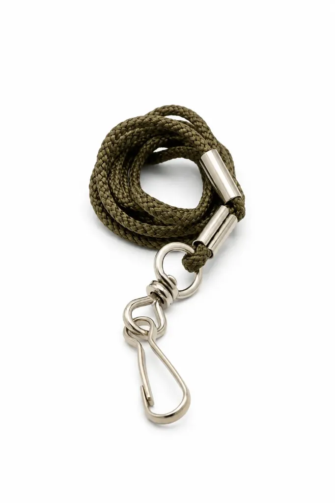 200/V - Cordon de sifflet, Nylon vert, diam.3mm