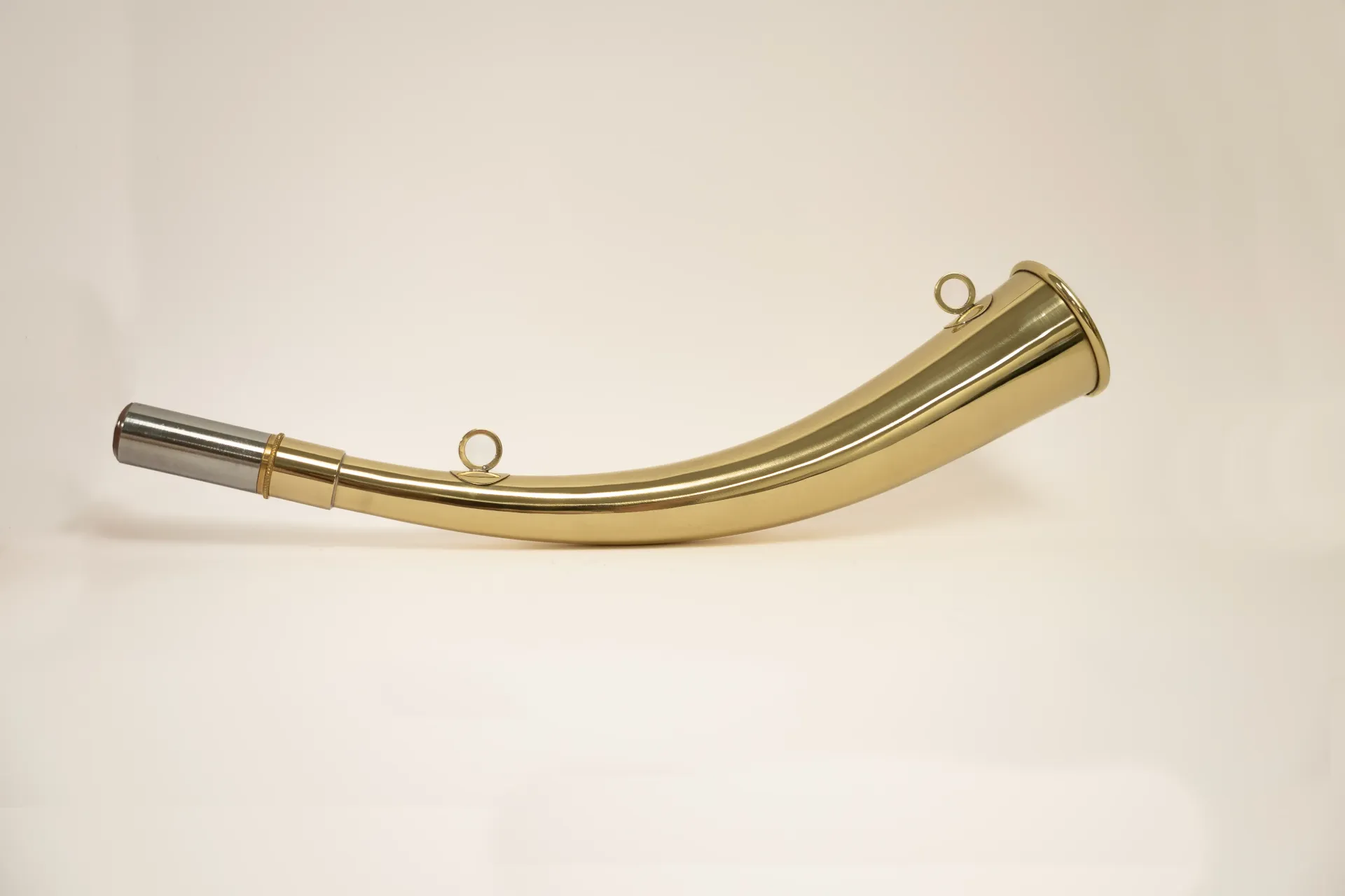 166/SP - Trompe sans Pavillon 35 cm polie "DIANE 35" - Embout Magnum