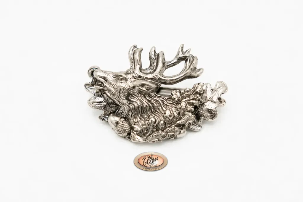2055 - Broche - Cerf au chêne